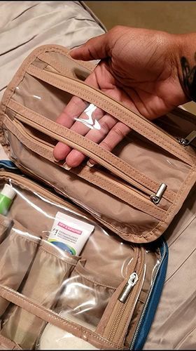 Customer photo review of The Space Saver Pro Bonchemin Hanging Toiletry Bag