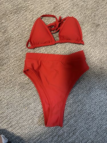 Customer photo review of DANNY Dream Date String Triangle Top