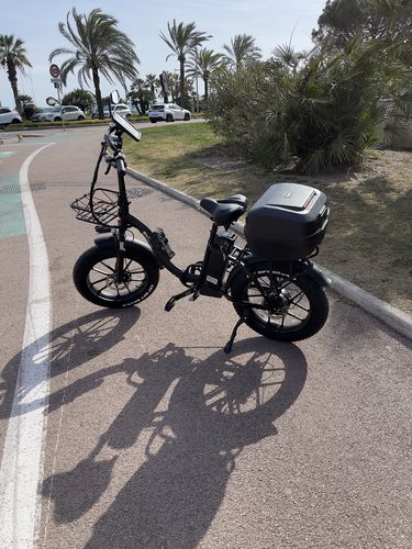 Customer photo review of CMACEWHEEL Y20 750W 20" Step-through Folding Electric Fat Bike 15Ah 45km/h 100km