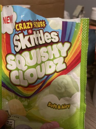 Customer photo review of Skittles Squishy Cloudz