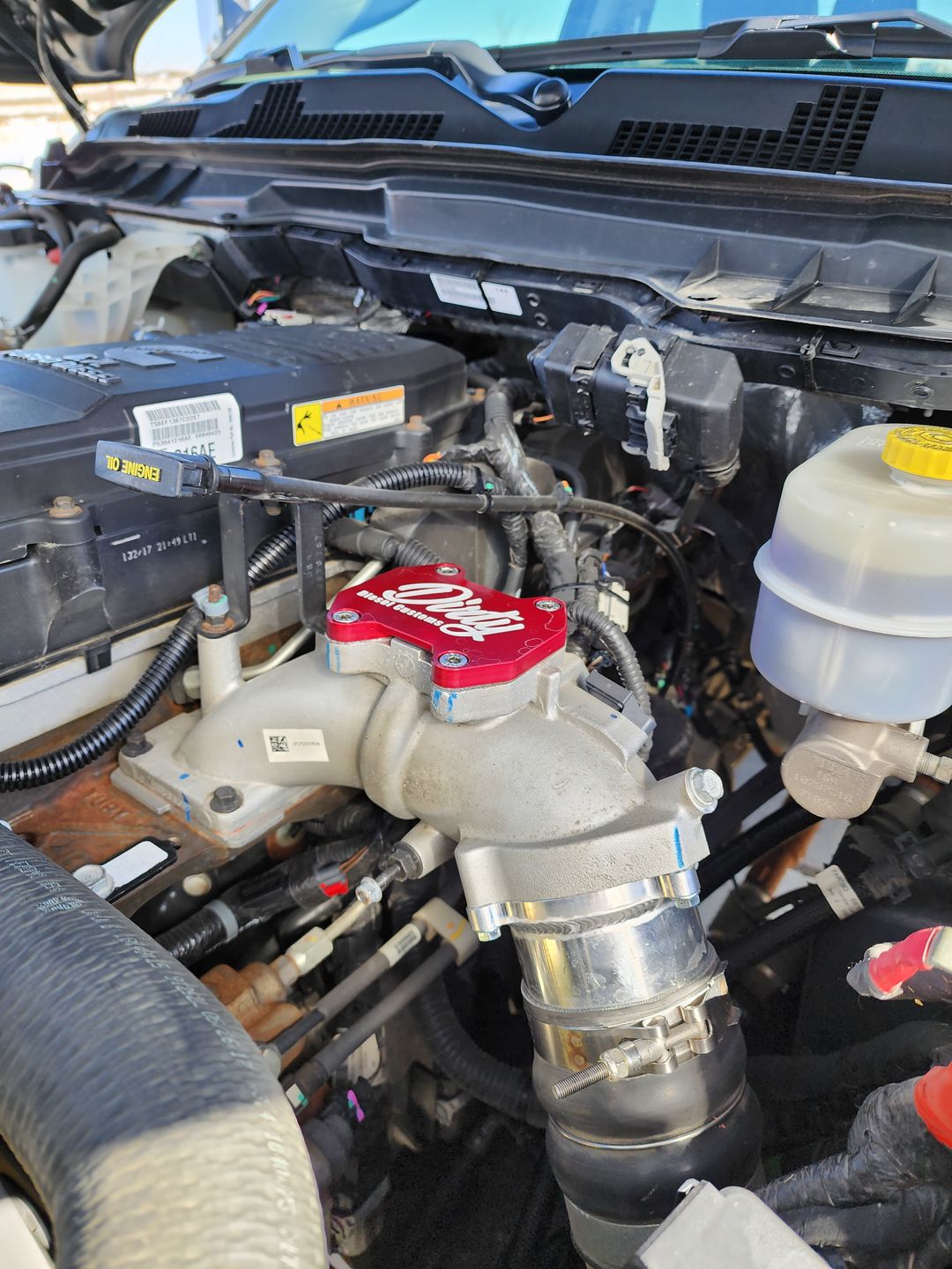 Customer photo review of 2007.5-2023 Cummins Throttle Valve Delete (I67-INT-A019)