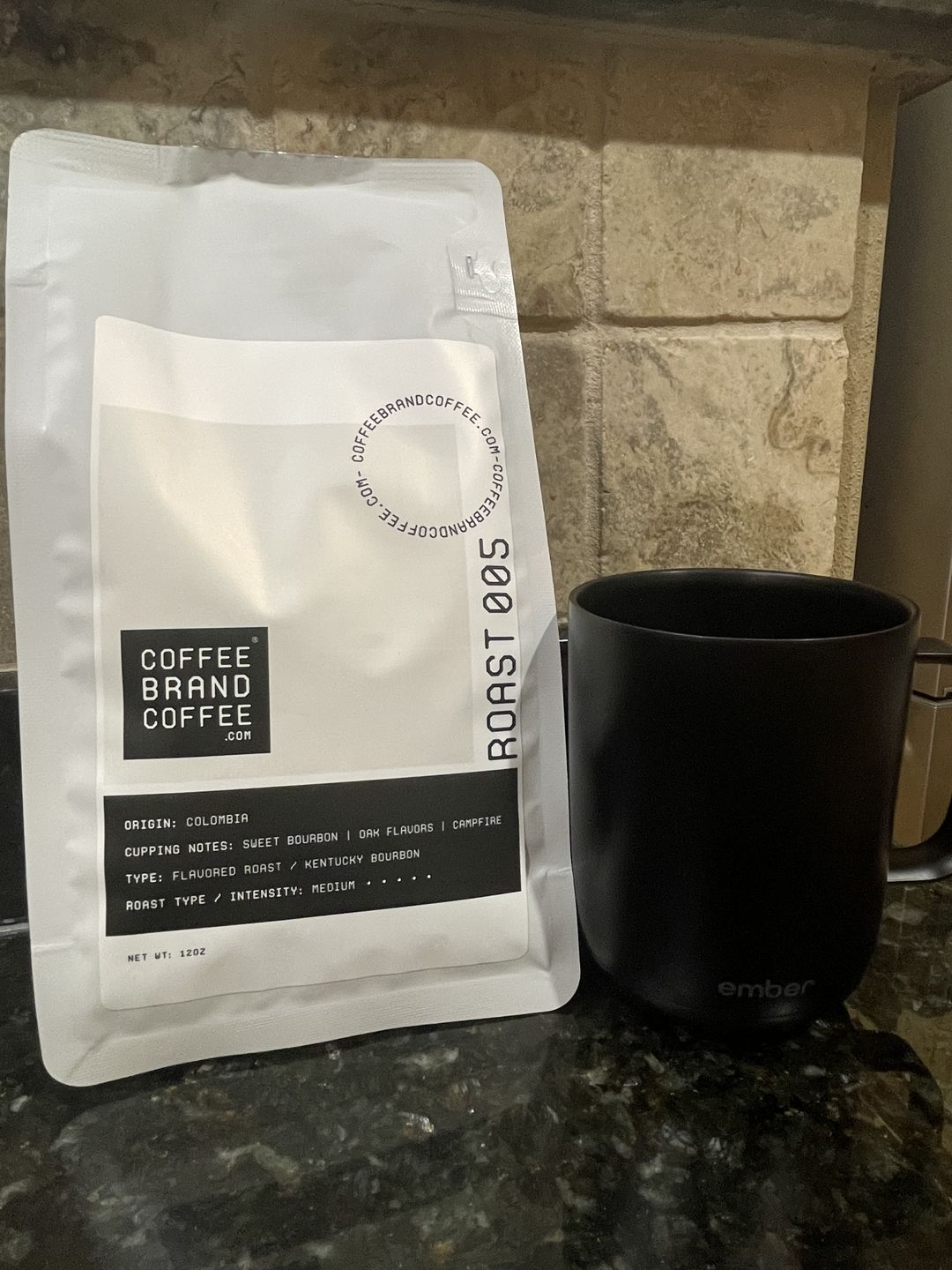 Customer photo review of Premium Bourbon Flavored Coffee -005
