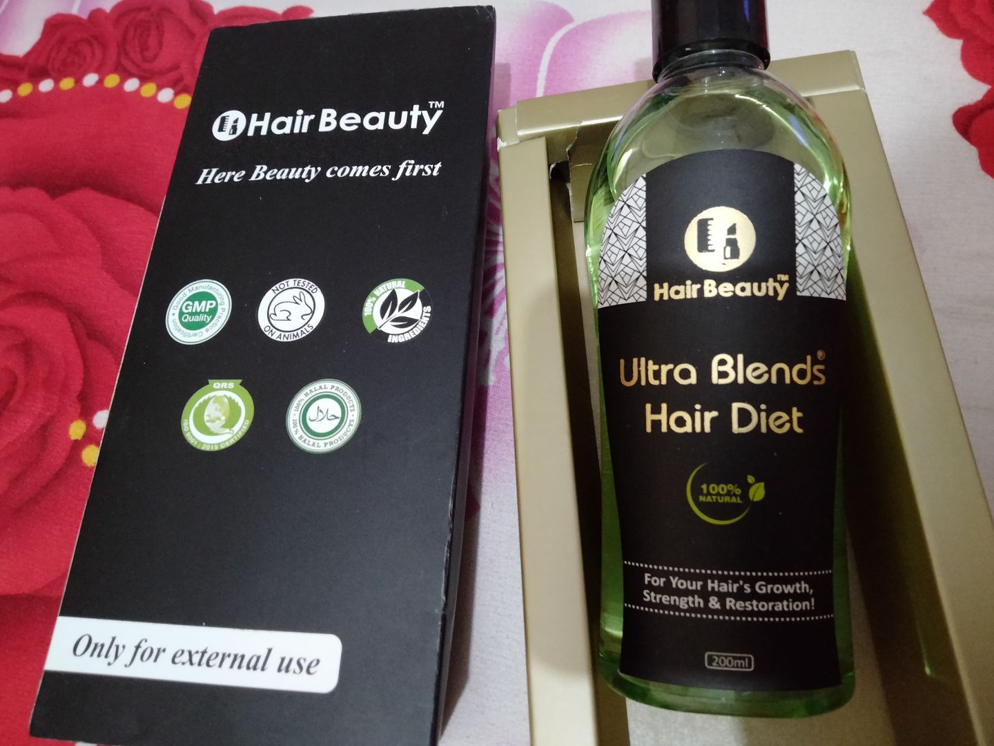 Customer photo review of Ultra Blends Hair Diet