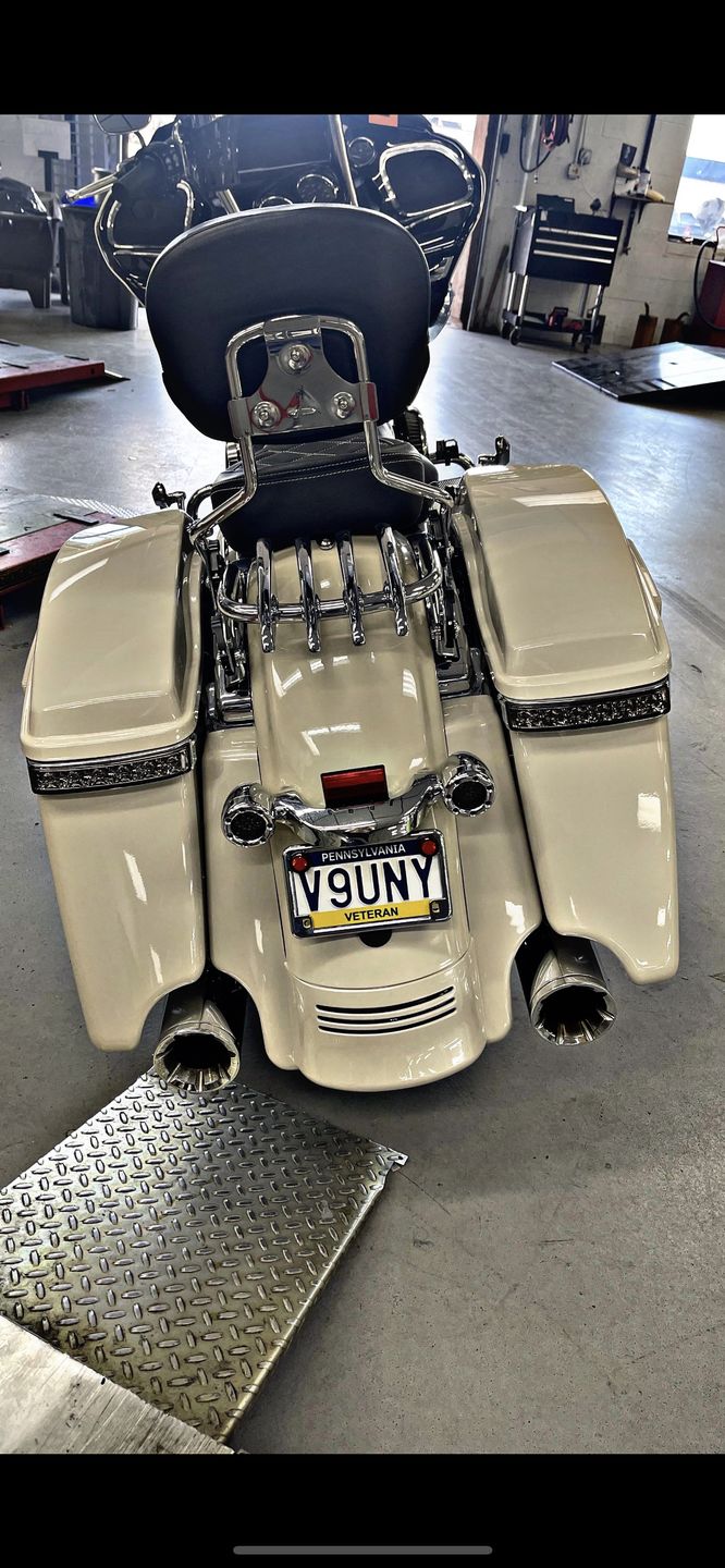 Customer photo review of STRETCHED REAR FENDER EXTENSION FOR 2014-2022 HARLEY DAVIDSON TOURING