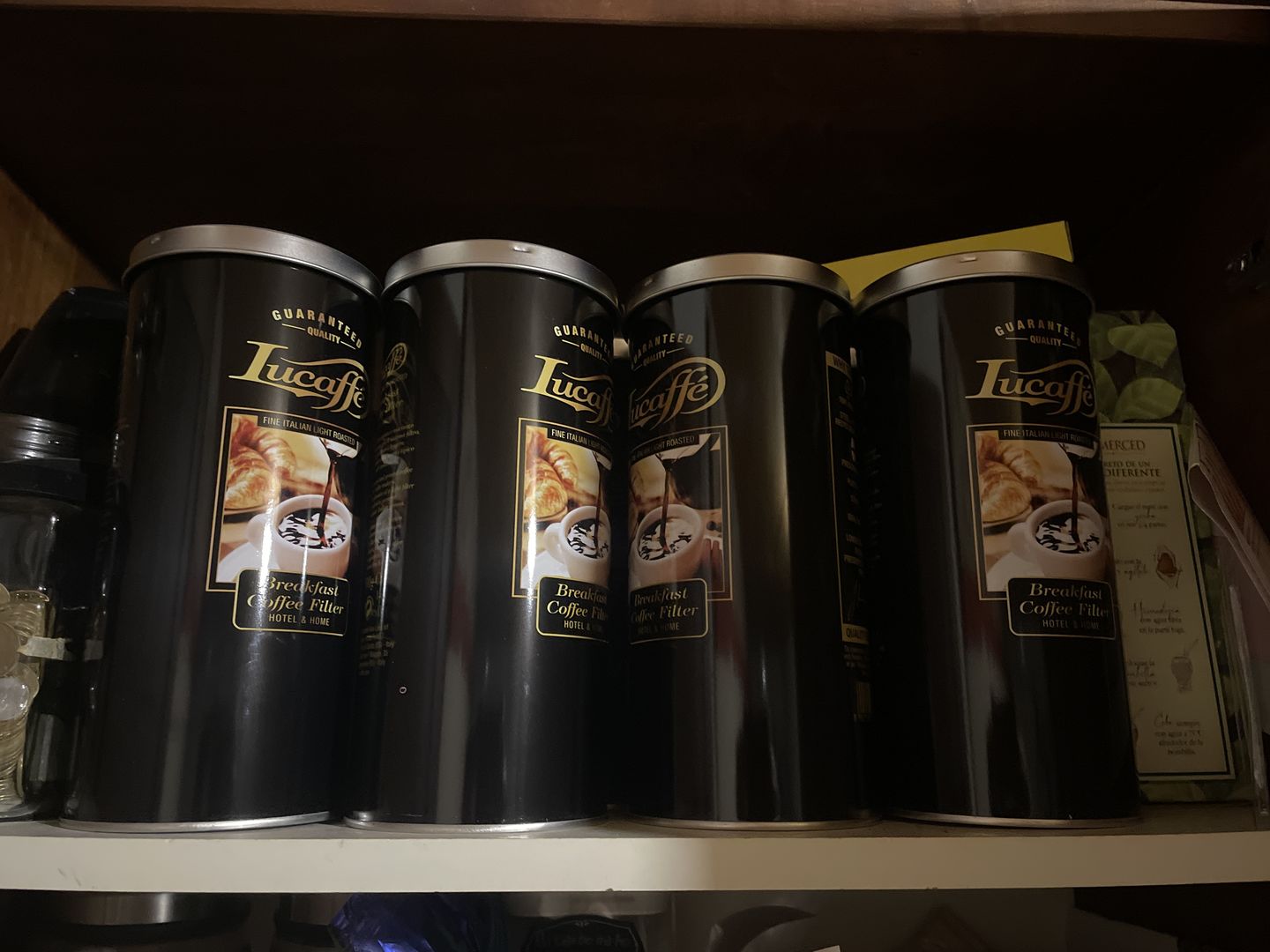Customer photo review of Lucaffe Breakfast Coffee filter 500 grs Grano Molido