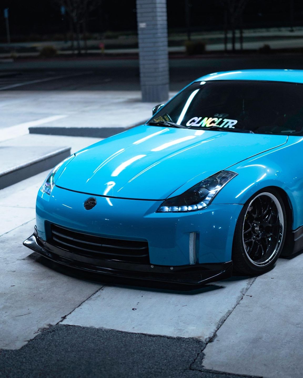 Customer photo review of High Glossy Miami Blue Vinyl Wrap