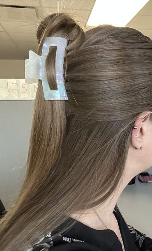 Customer photo review of Mini Sky Claw Clip