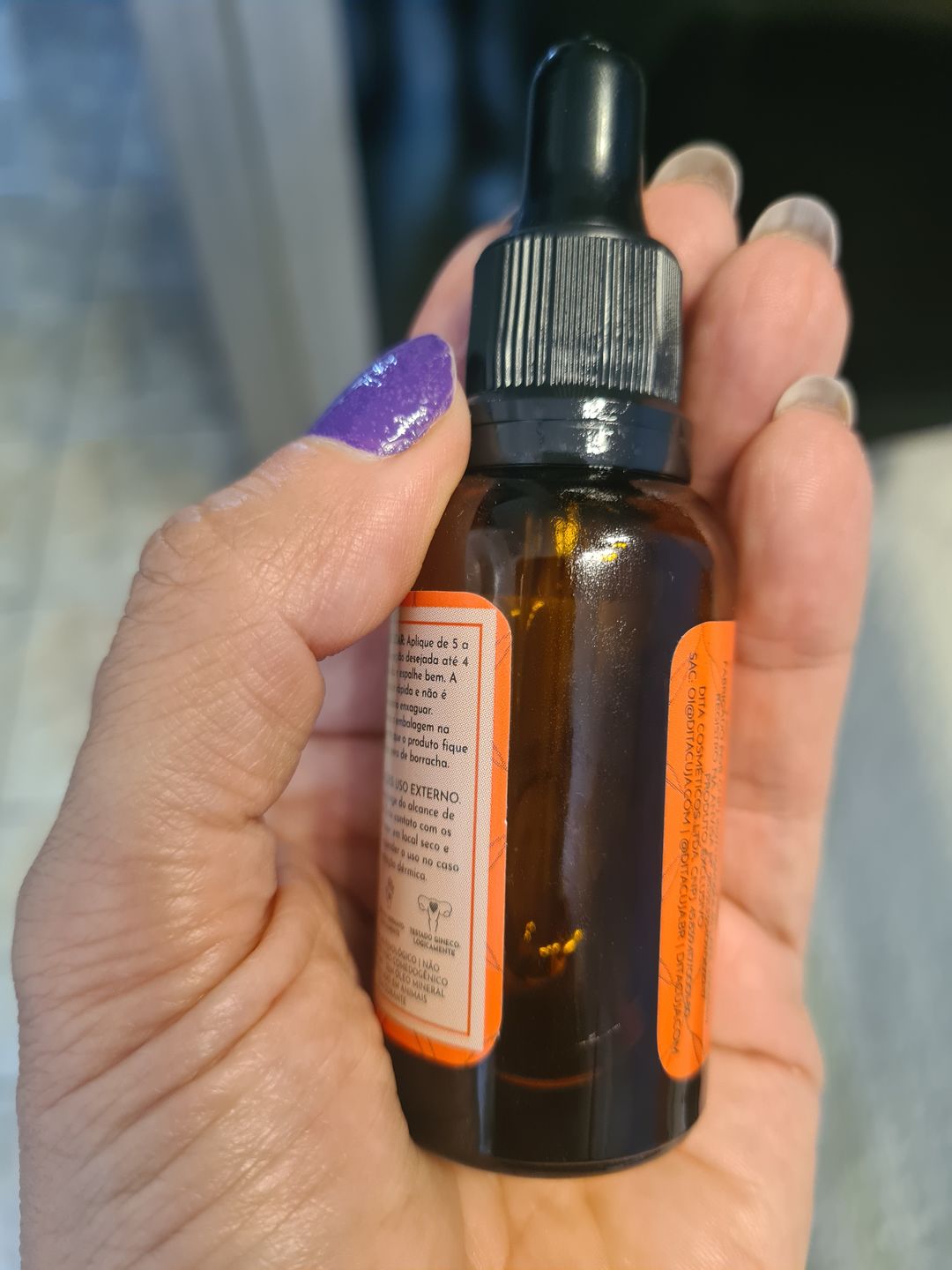 Customer photo review of Sérum Íntimo Anti-Idade 12 em 1