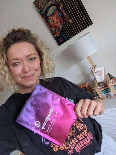 Customer photo review of rainbow dust