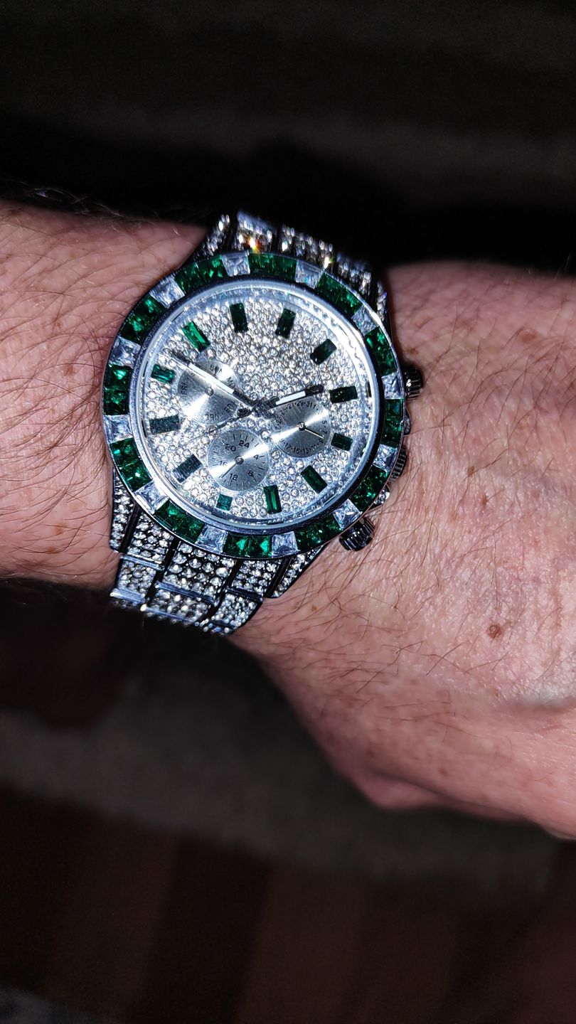 Customer photo review of Diamond & Gemstone Watch