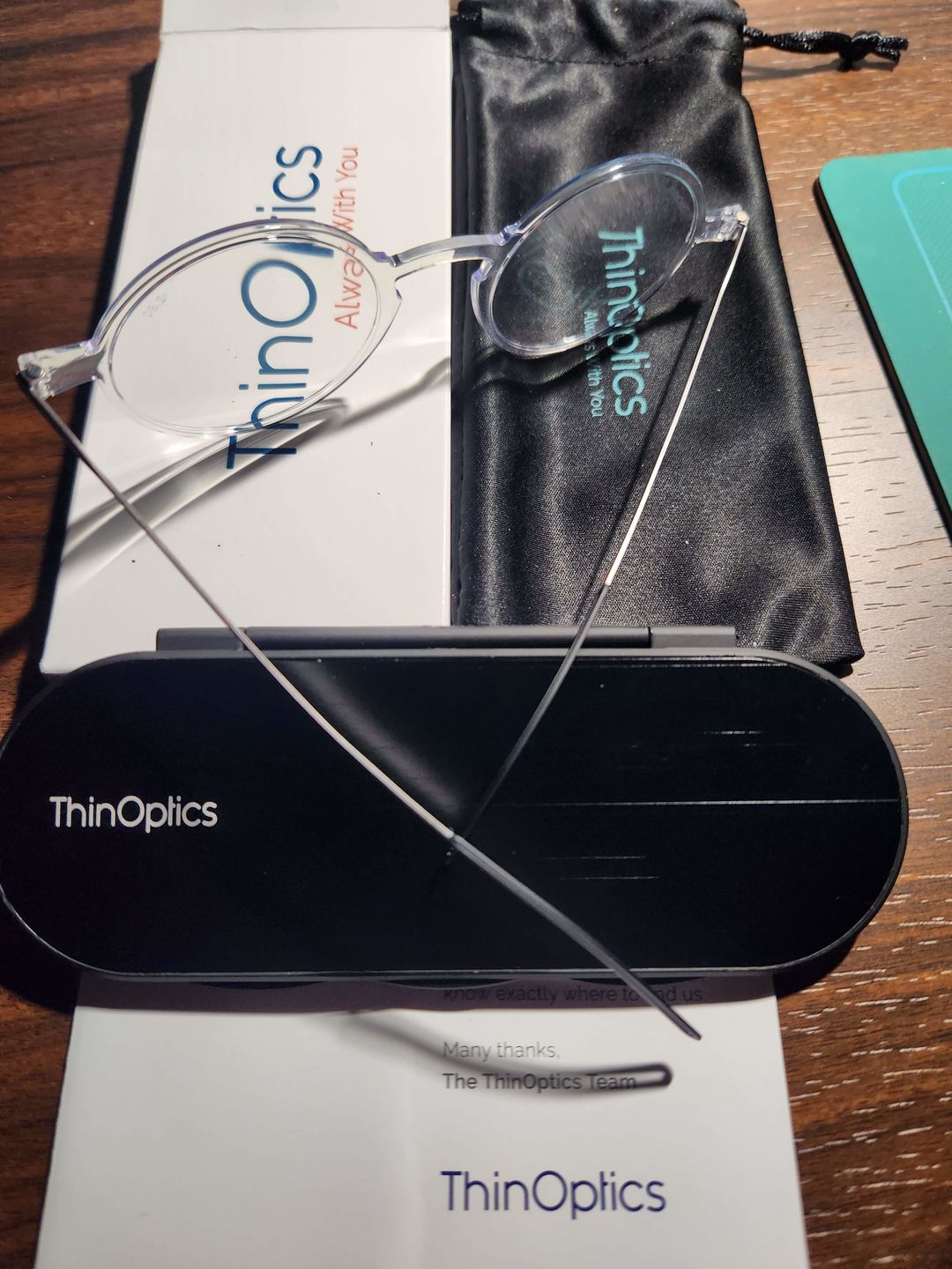 Customer photo review of Manhattan Blue Light Blocker + Milano Case