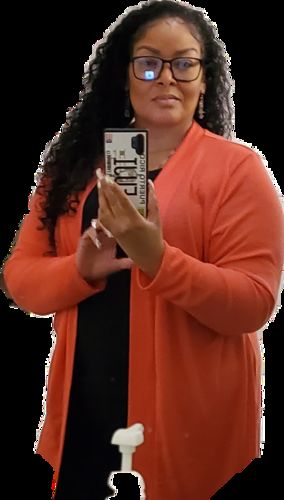 Customer photo review of Curly Natural Black 110G