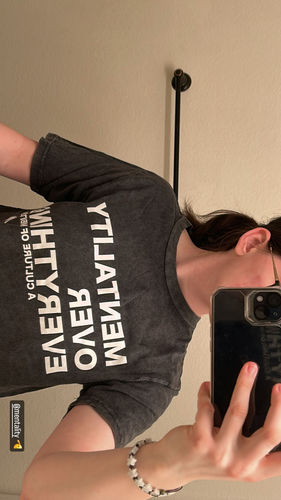 Customer photo review of Mentality Over Everything -  VINTAGE TEE