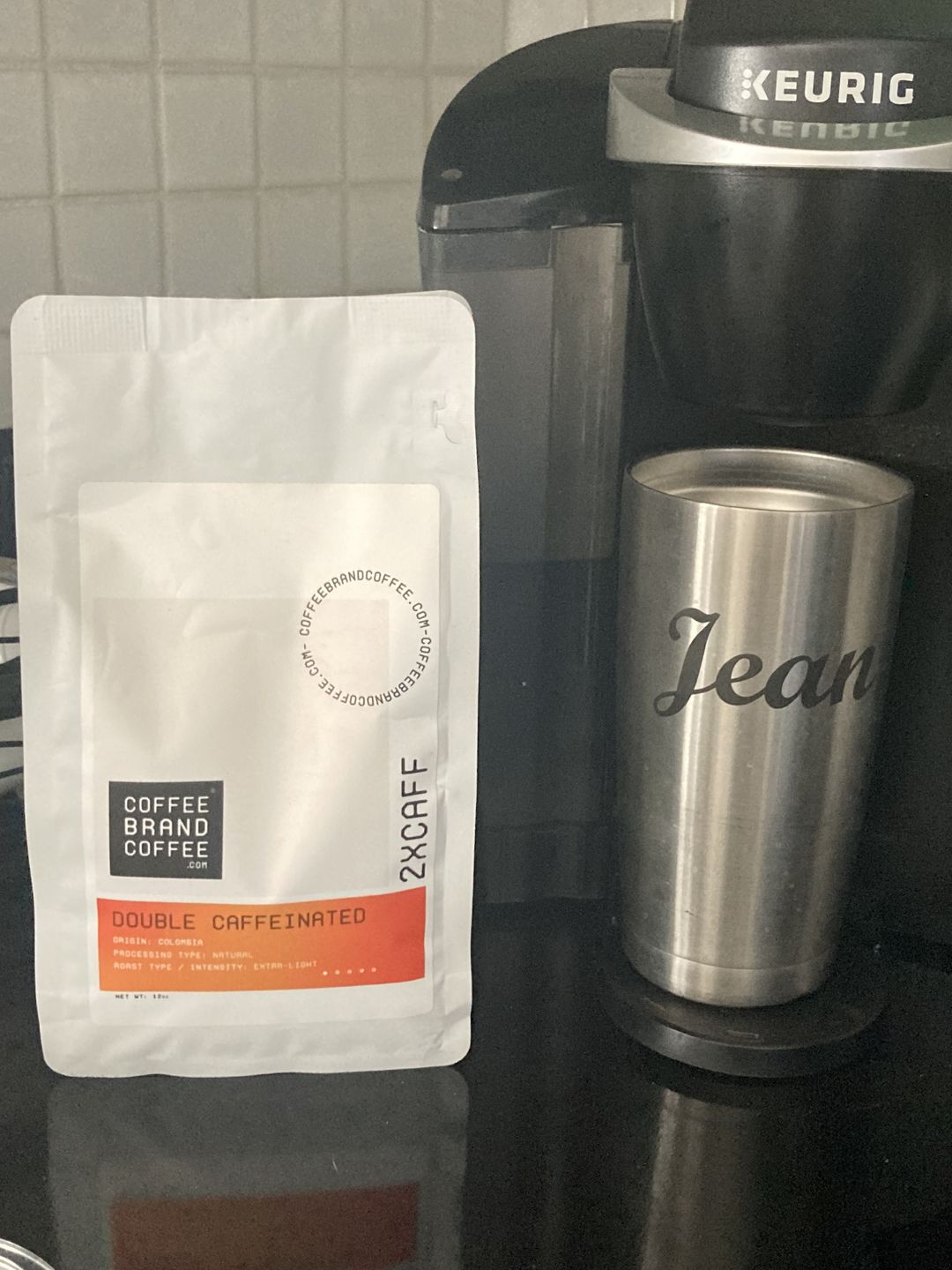 Customer photo review of Double Caffeinated Coffee - High Caffeine Coffee