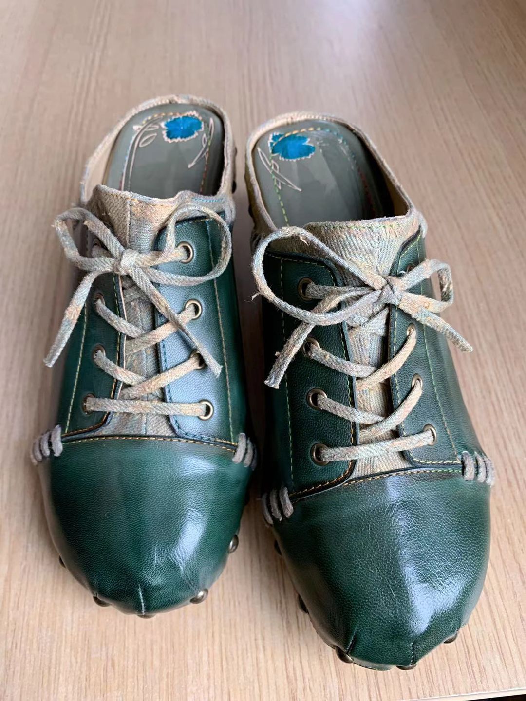 Customer photo review of Vintage Handmade Round Toe Sandals