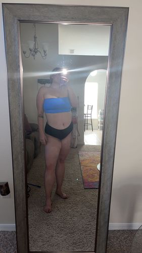 Customer photo review of 'Fearless' Bandeau Bikini Top