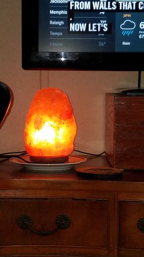 Customer photo review of Original Himalayan Salt Lamp (Large)