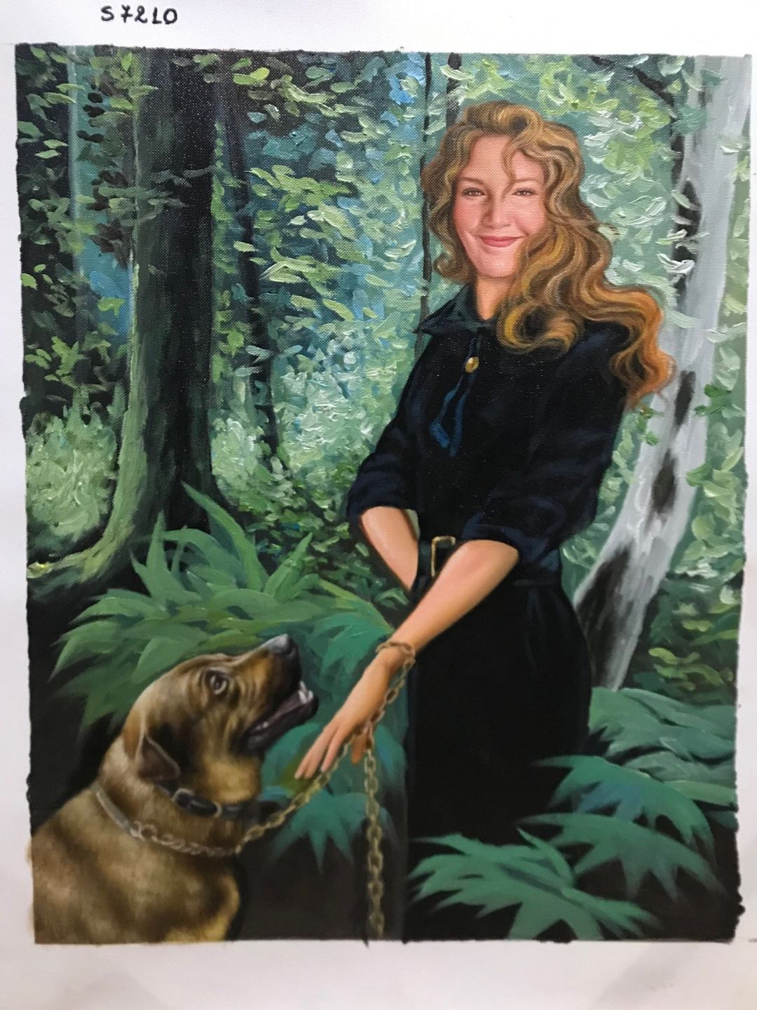 Customer photo review of Portrait of a Sister with shepherd dog