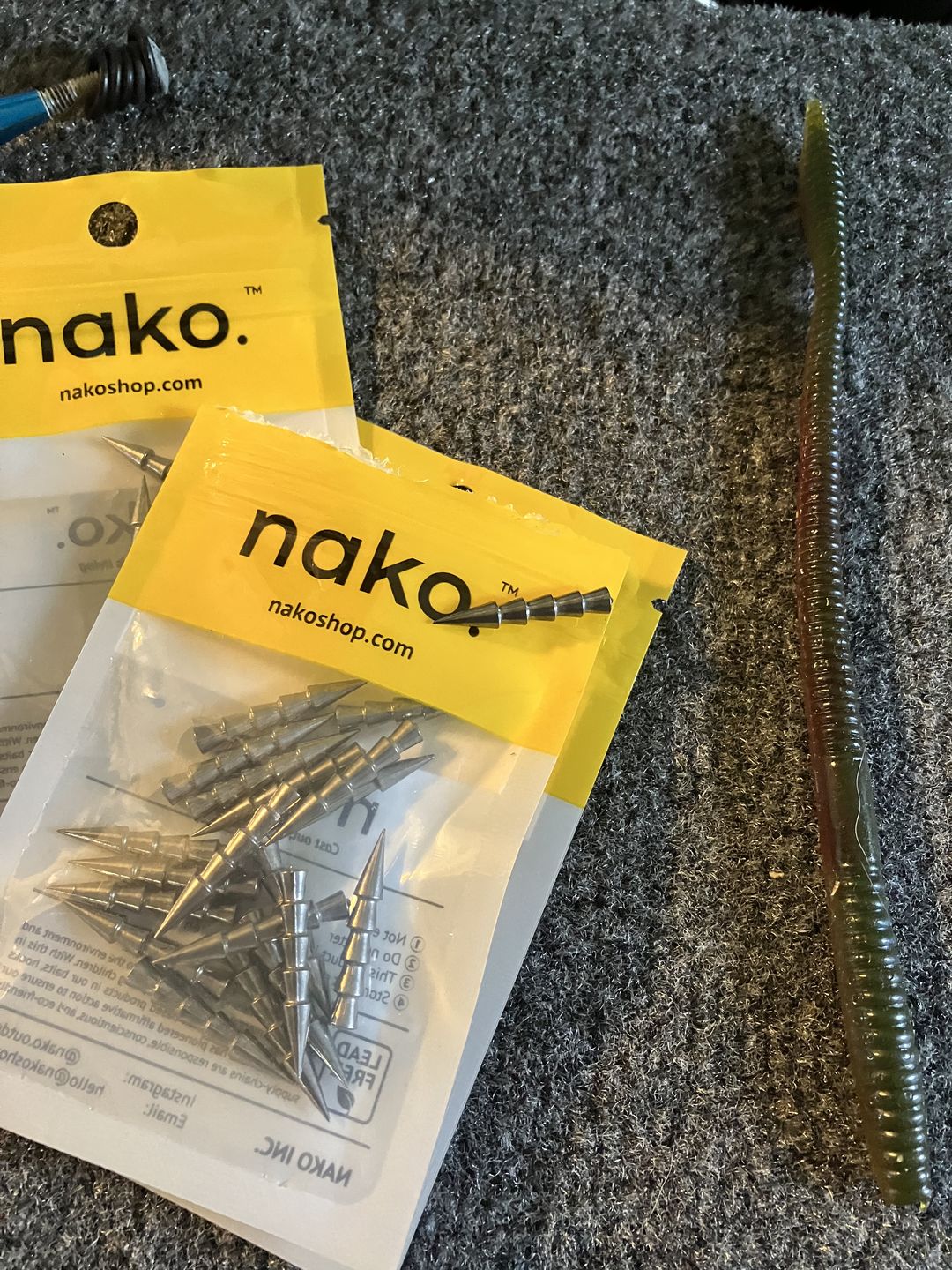 Customer photo review of 97% Purity Tungsten Polished Nail Weights | 10 Pack