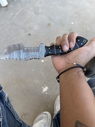 Customer photo review of Buffalo Horn 9.5''