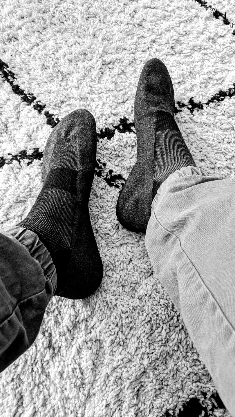 Customer photo review of Baresocks 2.0