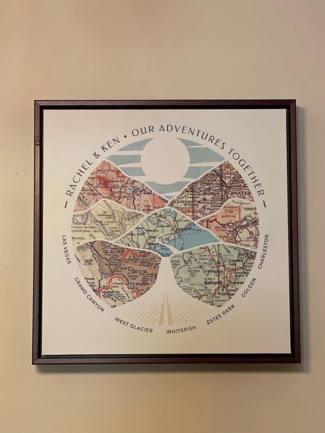 Customer photo review of Wanderlust Map [Digital Only]