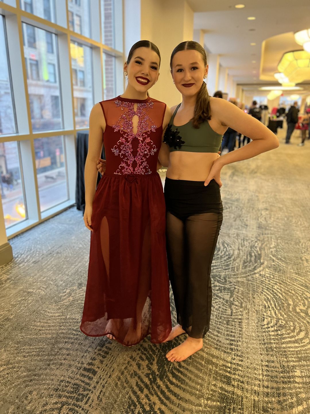 Customer photo review of Mirielle High Neck Leotard