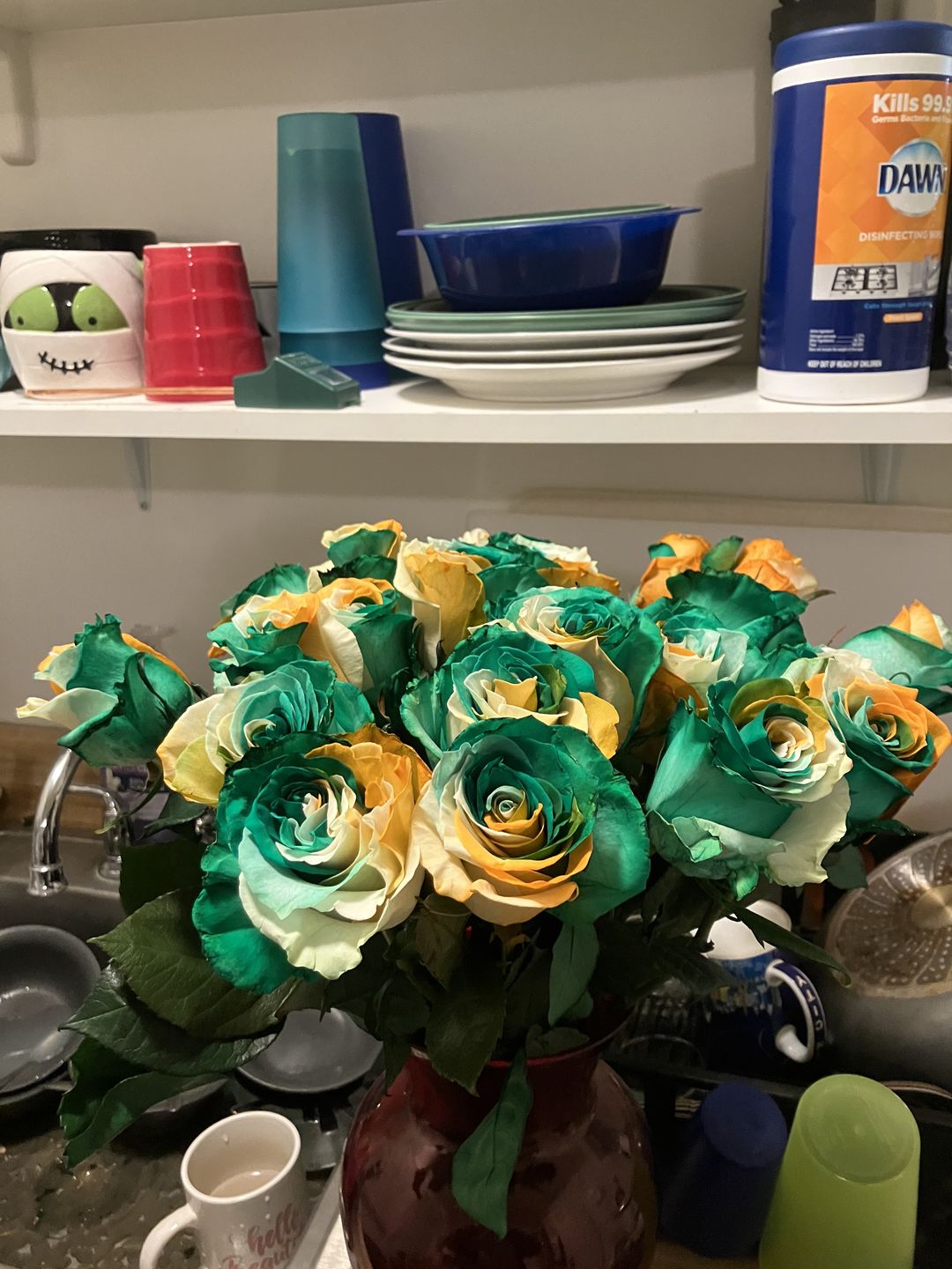 Customer photo review of Irish Flag Roses