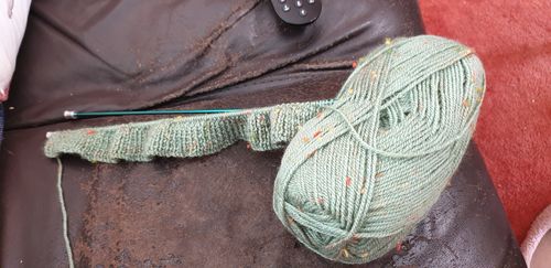 Customer photo review of Ladies Mystery Knitting Box