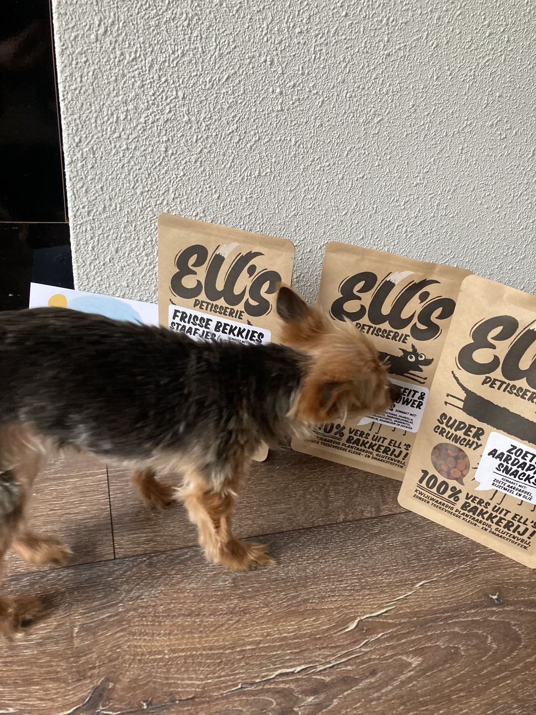Customer photo review of Zoete aardappelsnacks | Kleine hondensnacks