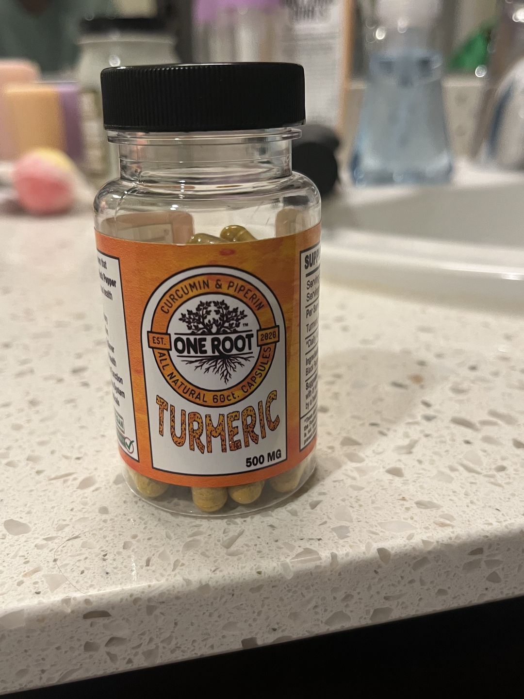 Customer photo review of Turmeric Capsules: 60ct
