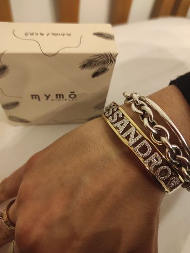 Customer photo review of Bracciale Nome Manetta