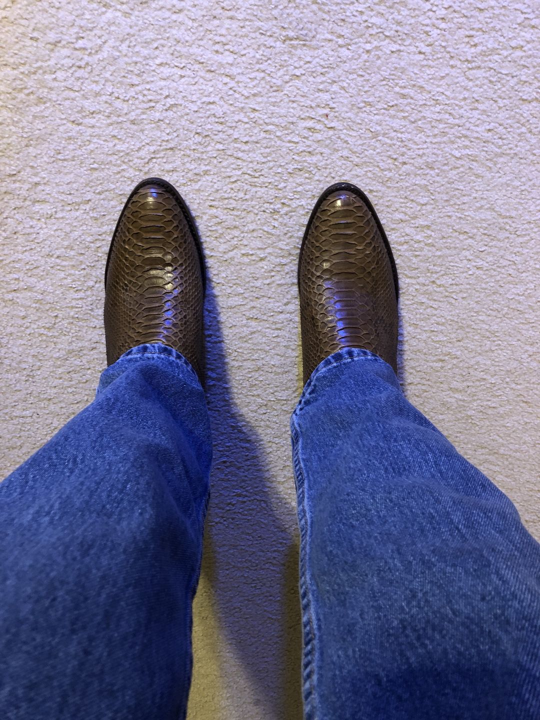Customer photo review of Men's Manning Python Western Boots
