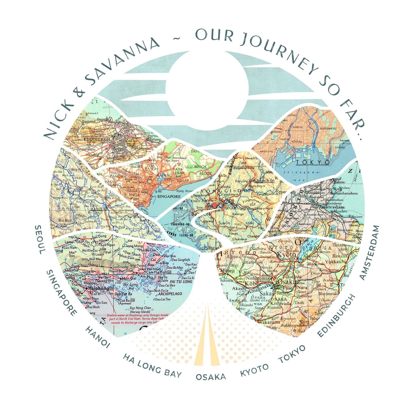 Customer photo review of Wanderlust Map [Digital Only]