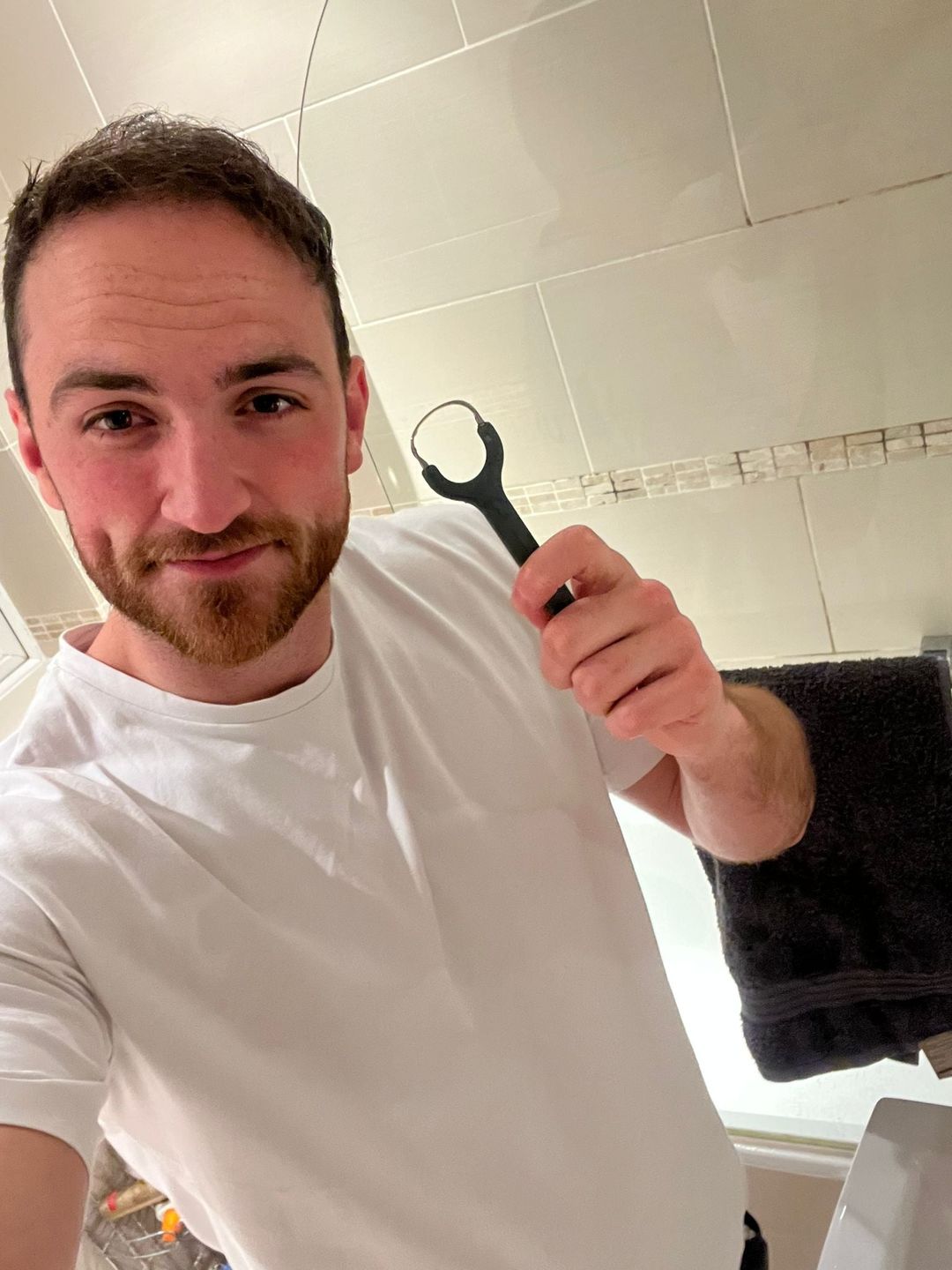 Customer photo review of Sweeper®️ | The Modern Tongue Scraper