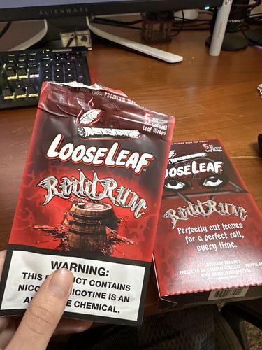 Customer photo review of Trippie Redd Rum Looseleaf (40 Count)