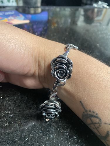 Customer photo review of Rose Bud Bracelet