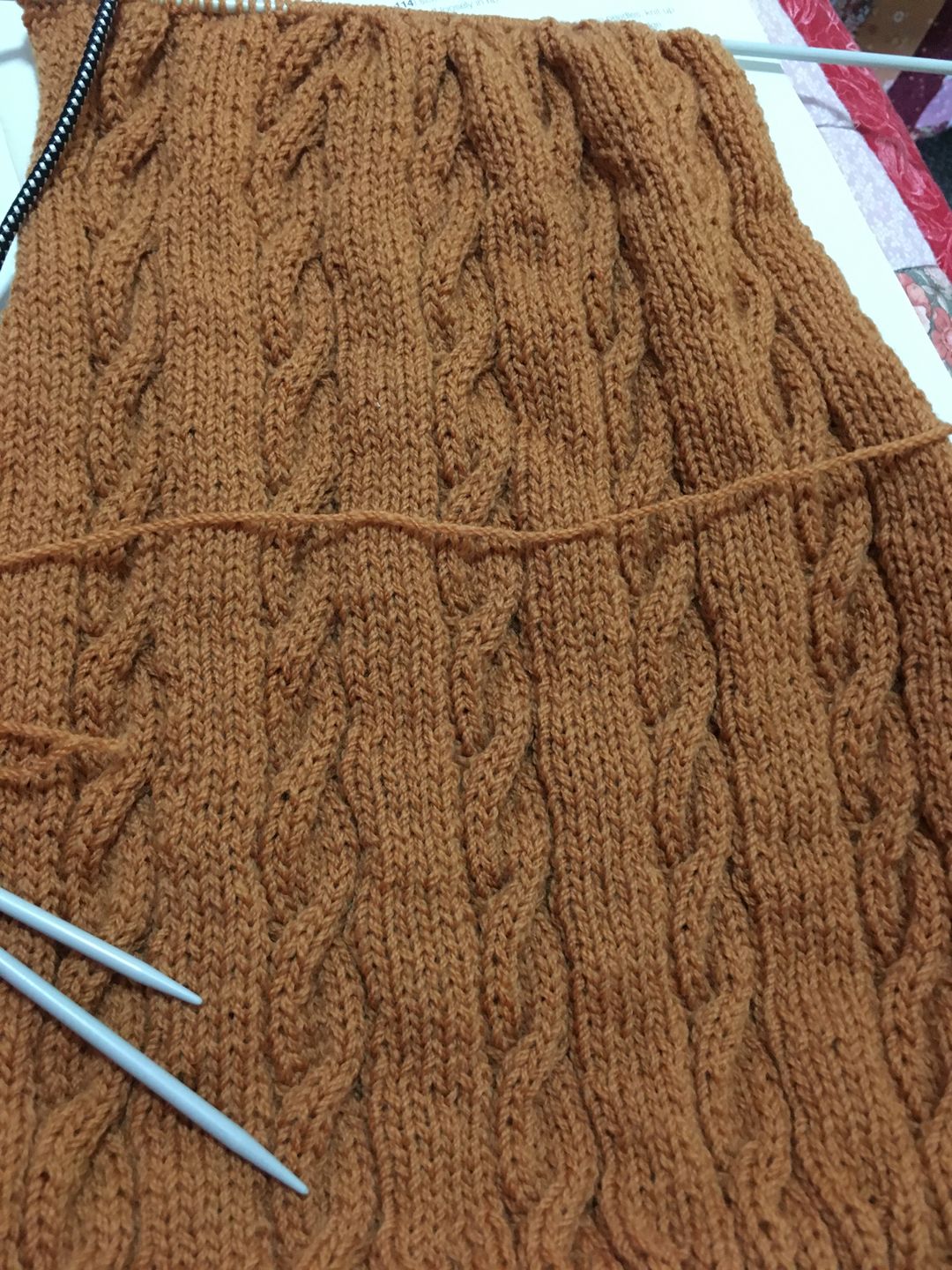 Customer photo review of Bluebell Merino 5 ply
