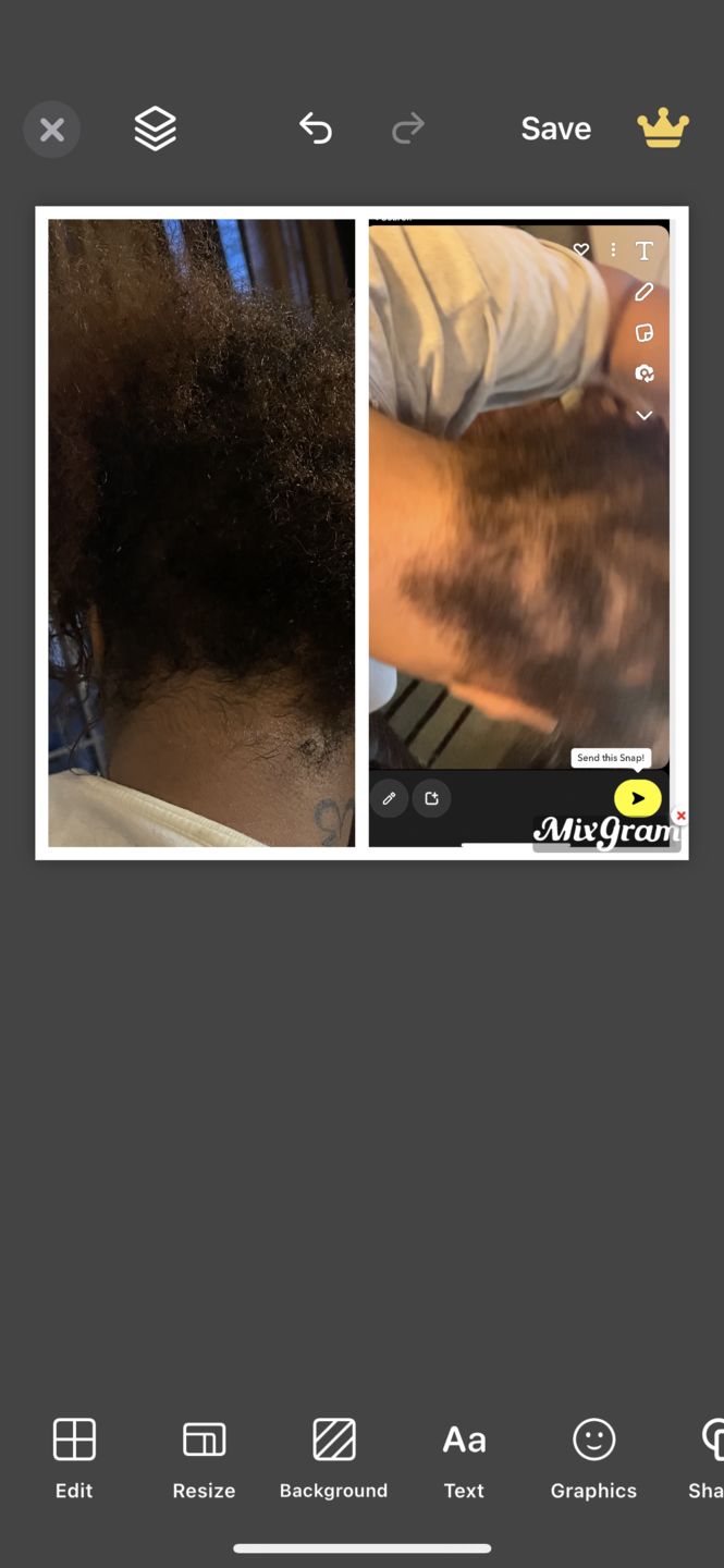 Customer photo review of Growth & Hydration Combo