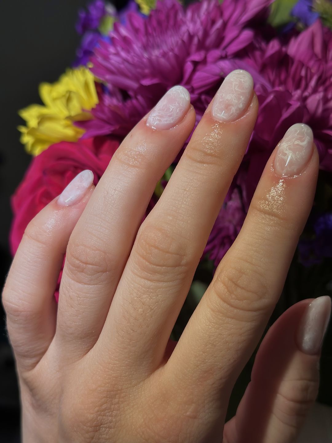 Customer photo review of Semilac 389 Coconut Ice Cream UV Gel Polish 7ml