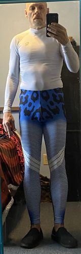 Customer photo review of Leopard Stripes Low Leggings