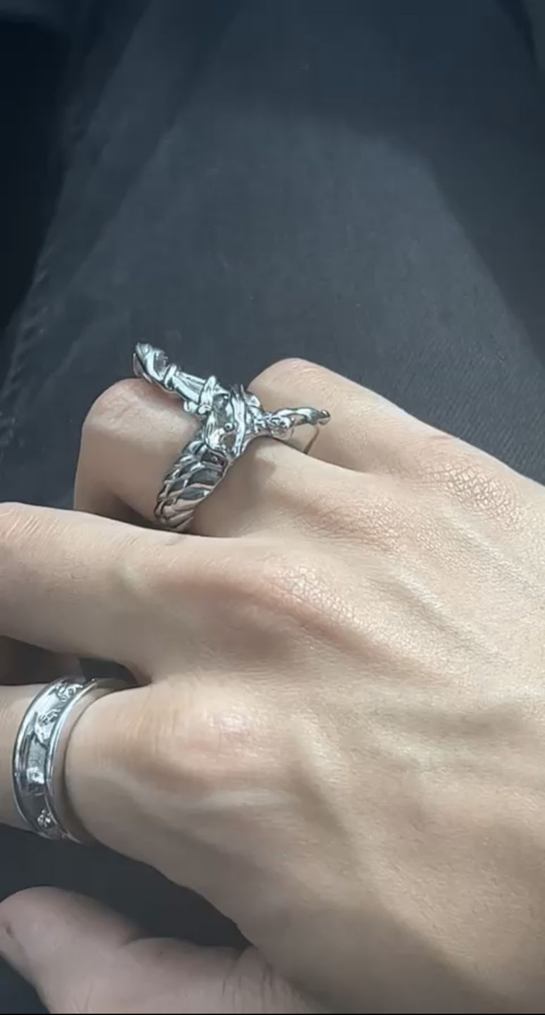 Customer photo review of FALLEN ANGEL RING