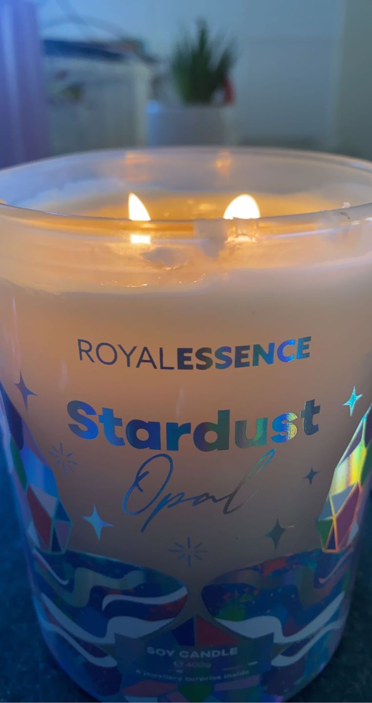 Customer photo review of Stardust Opal (Candle)