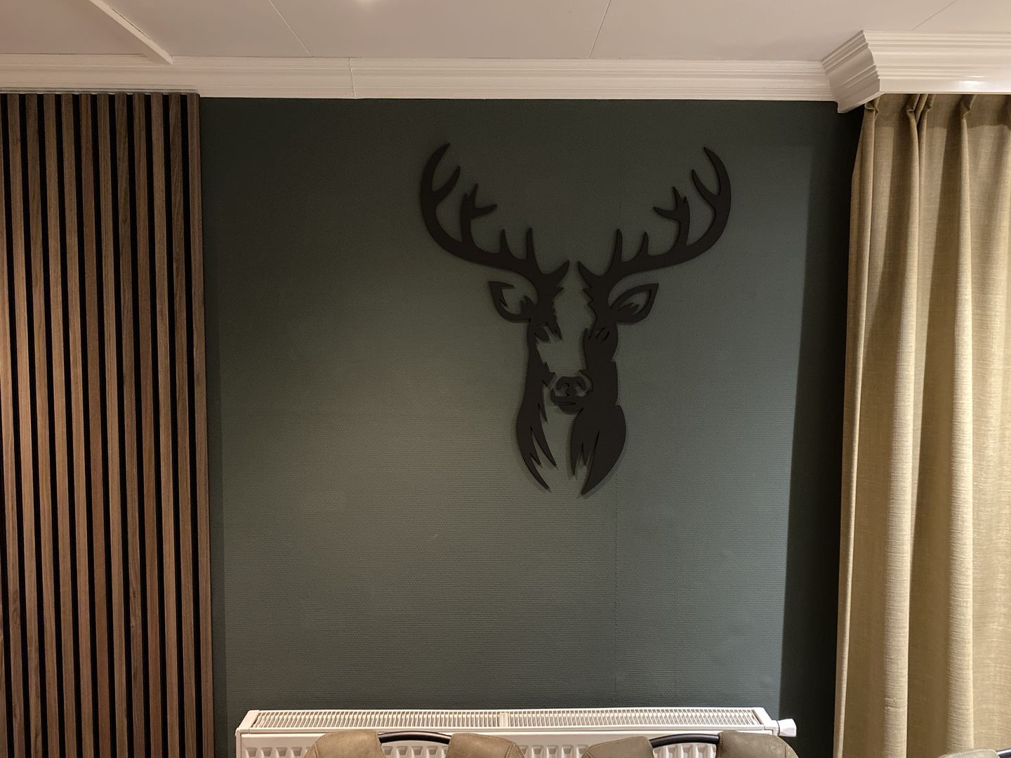 Customer photo review of Wanddecoratie dieren | Hert 2-delig