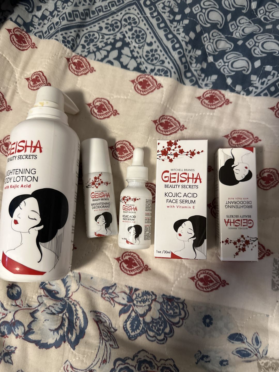 Customer photo review of Geisha Whitening Deodorant - Kojic Acid Deodorant - 30ml / 1 fl oz