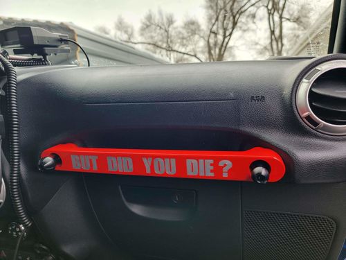 Customer photo review of Jeep JK & JKU Grab Bar