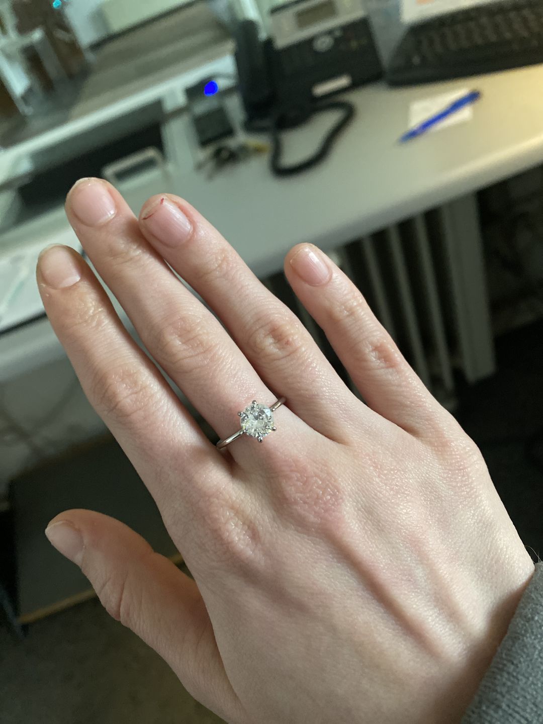 Customer photo review of Verena Ring | 18K vergoldet