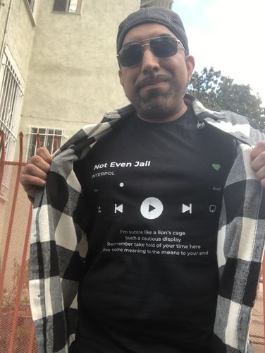 Customer photo review of Your Favorite Song T-Shirt Music Player