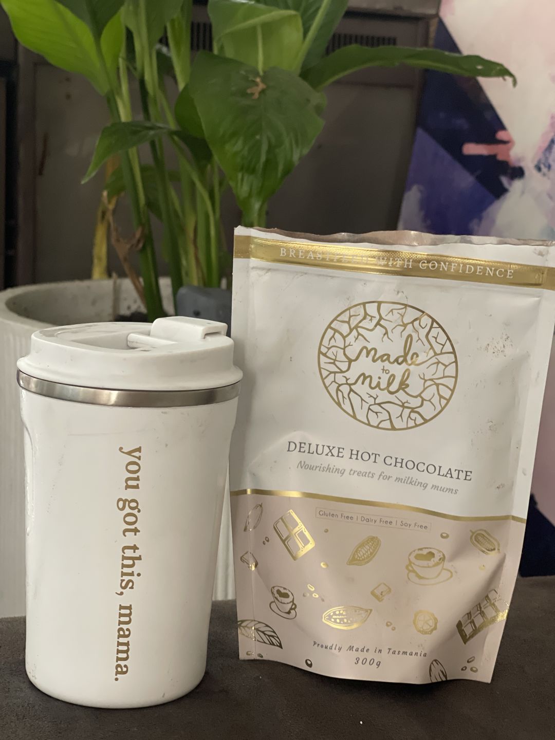 Customer photo review of Deluxe Lactation Hot Chocolate Starter Pack
