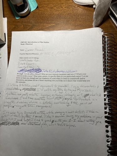 T-shirt quilt with film, writing themes by Jemma from WV